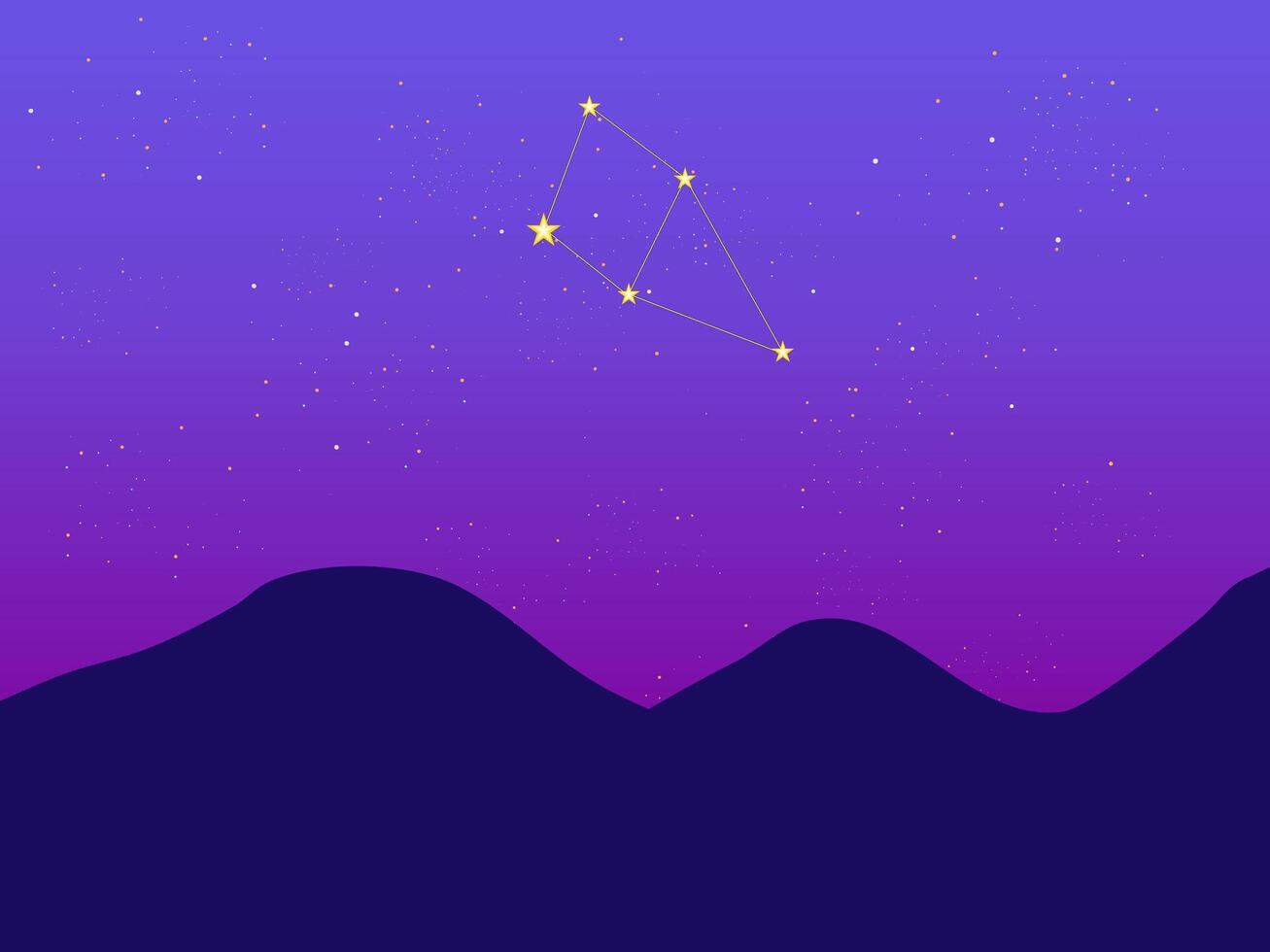 A starry night sky showing cosmic constellations representing long playtimes